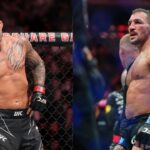Dustin Poirier (L), Michael Chandler (R)