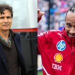Nelson Piquet Sr. (L) and Lewis Hamilton (R)