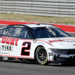 Mar 2, 2025; Austin, Texas, USA; NASCAR Cup Series driver Austin Cindric (2) during the EchoPark Automotive Grand Prix at Circuit of the Americas. Mandatory Credit: Jamie Harms-Imagn Images