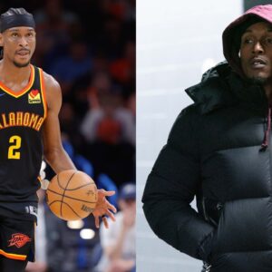 Shai Gilgeous-Alexander(L) and Lou Williams(R)