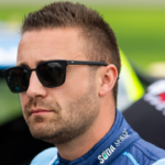 Feb 14, 2025; Daytona Beach, Florida, USA; NASCAR Truck Series driver Ty Majeski (98) during qualifying for the Fresh from Florida 250 at Daytona International Speedway. Mandatory Credit: Mark J. Rebilas-Imagn Images