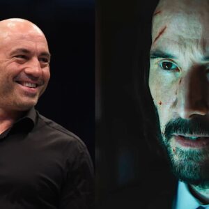 Joe Rogan (L), John Wick (R)