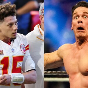 Patrick Mahomes, John Cena