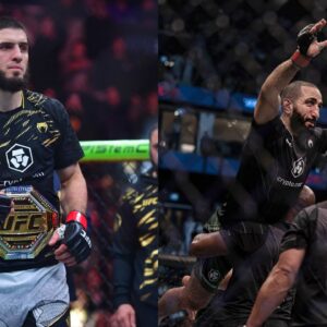 Islam Makhachev (L), Belal Muhammad (R)