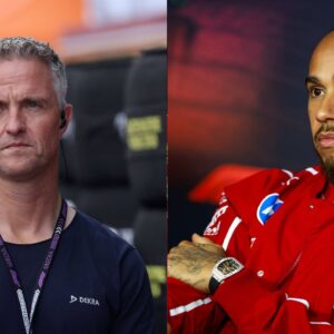Ralf Schumacher(L) and Lewis Hamilton(R)