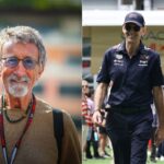Eddie Jordan(L), and Adrian and Amanda Newey(R)
