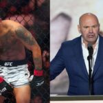 Joshua Van (L), Dana White (R)