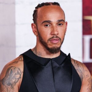 Lewis Hamilton arrives at the Los Angeles Premiere Of Paramount Pictures Gladiator II held at the TCL Chinese Theatre IMAX on November 18, 2024 in Hollywood, Los Angeles, California, United States