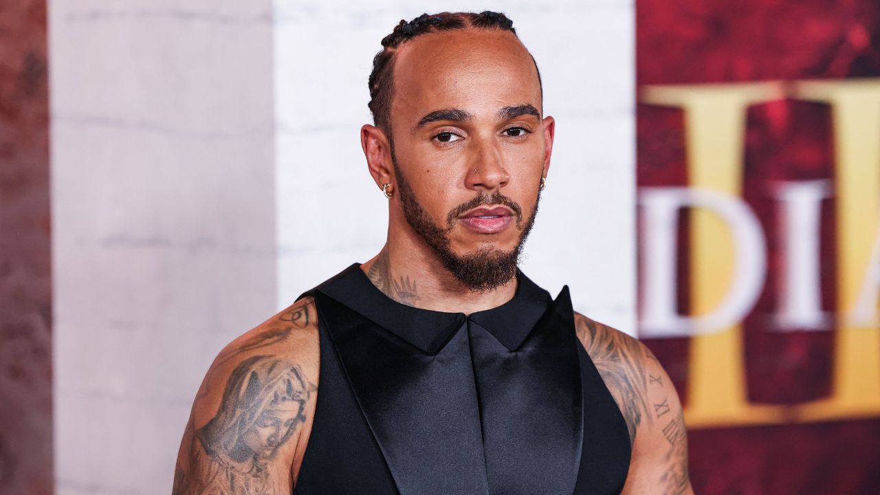 Lewis Hamilton arrives at the Los Angeles Premiere Of Paramount Pictures Gladiator II held at the TCL Chinese Theatre IMAX on November 18, 2024 in Hollywood, Los Angeles, California, United States