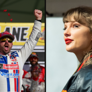 Josh Berry (L) and Taylor Swift (R)