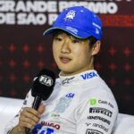 TSUNODA Yuki (jap), Visa Cash App RB F1 Team VCARB 01, portrait, press conference, PK, Press conference during the Formula 1 Sao Paulo Grand Prix 2024