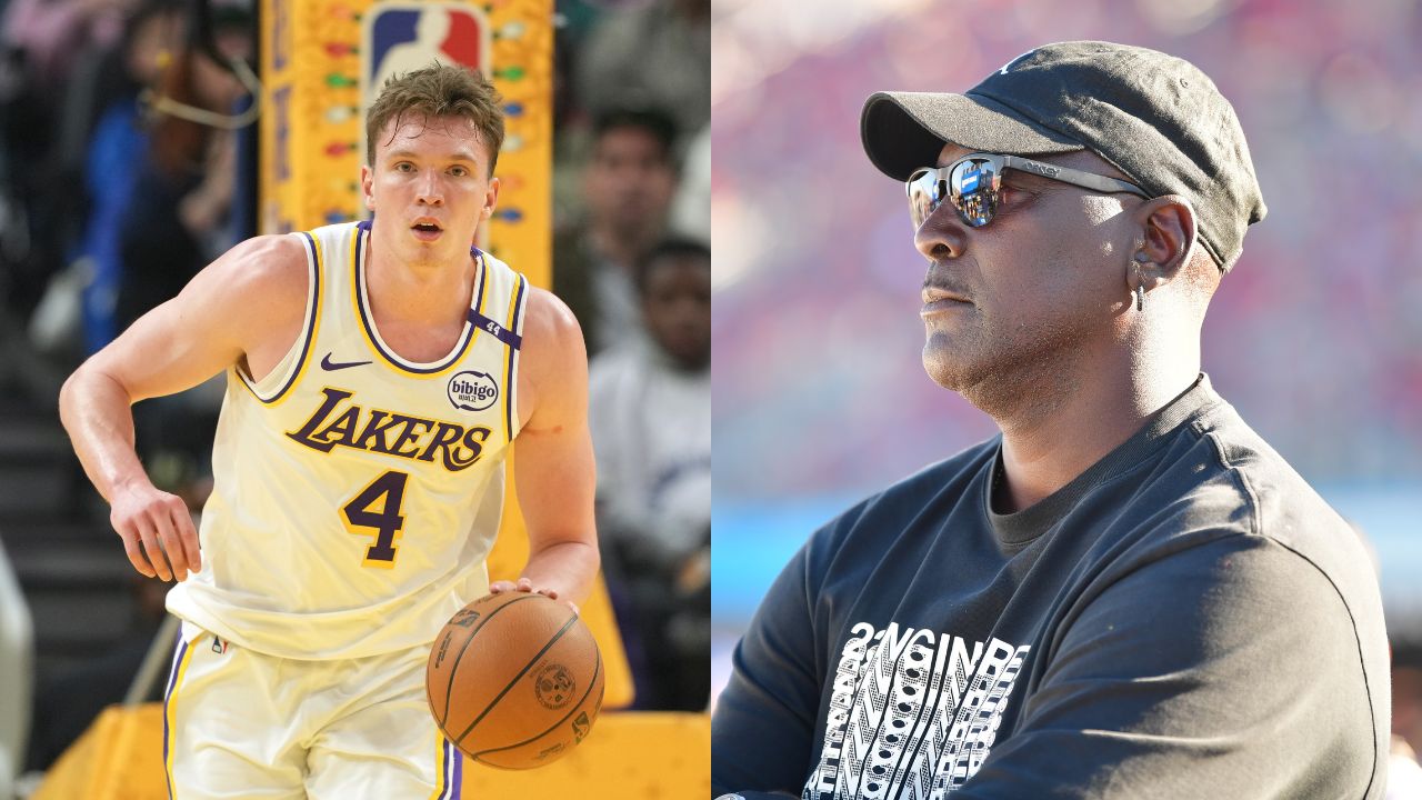 Dalton Knecht(L) and Michael Jordan(R)