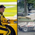Christopher Bell (L) and Rick Ferkel (R). Left Image Credit: Imagn. Right Image Credit: World of Outlaws Website.