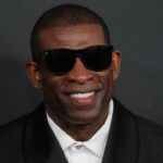 Deion Sanders on the red carpet before Super Bowl LIX NFL Honors at Saenger Theatre.