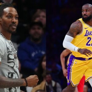 Dwight Howard(L) and LeBron James(R)