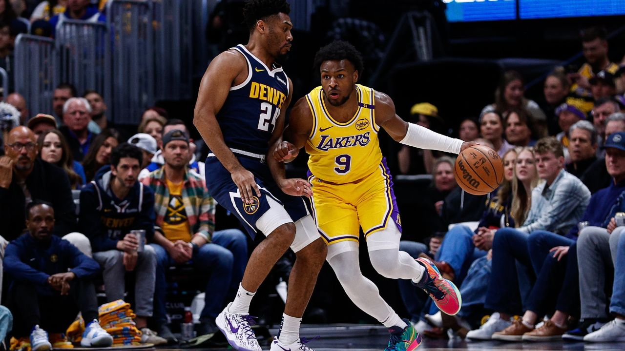 Bronny James LeBron James Nuggets booing