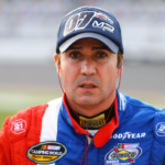 Feb 19, 2016; Daytona Beach, FL, USA; NASCAR Camping World Truck Series driver Michel Disdier during qualifying prior to the NextEra Energy Resources 250 at Daytona International Speedway. Mandatory Credit: Mark J. Rebilas-Imagn Images