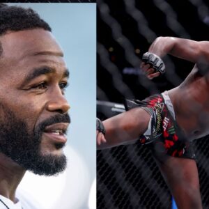 Rasdhad Evans (L), Jon Jones (R)