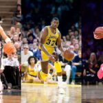 Jason Kidd (L), Magic Johnson(C), Luka Doncic (R)