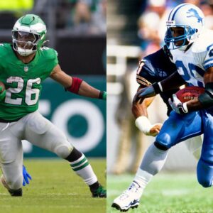 Saquon Barkley and Barry Sanders