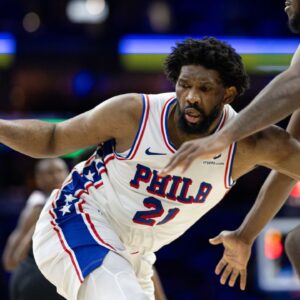 Joel Embiid NBA: Brooklyn Nets at Philadelphia 76ers