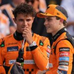F1 Italian Grand Prix 2024 Qualifying in the photo: Lando Norris - McLaren with Oscar Piastri - McLaren Monza
