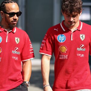 21.03.2025, Shanghai International Circuit, Shanghai, Formel 1 Großer Preis von China 2025, im Bild Lewis Hamilton (GBR), Scuderia Ferrari HP, Charles Leclerc (MCO) (Photo by Hasan Bratic DeFodi Images) *** 21 03 2025