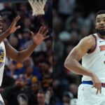 Draymond Green(L) and Karl-Anthony Towns(R)