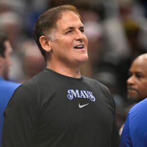 Mark Cuban NBA: Denver Nuggets at Dallas Mavericks