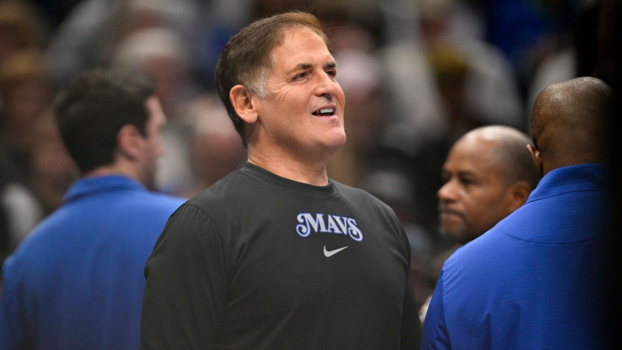 Mark Cuban NBA: Denver Nuggets at Dallas Mavericks
