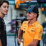 F1 - QATAR GRAND PRIX 2024 RUSSELL George (gbr), Mercedes AMG F1 Team W15, NORRIS Lando (gbr), McLaren F1 Team MCL38, portrait during the Formula 1 Qatar Airways Qatar Grand Prix 2024