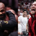 Jon Jones (L), Conor McGregor (R)