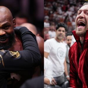 Jon Jones (L), Conor McGregor (R)