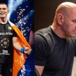 Paul Hughes (L), Dana White (R)