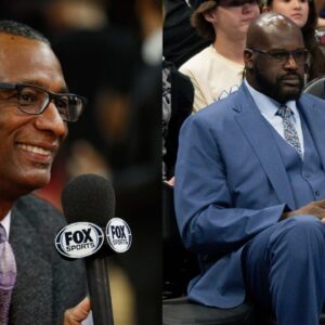 Greg Kesler (L), Shaquille O'Neal (R)