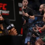 Leon Edwards (L), Belal Muhammad (R)