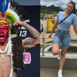 Alex Pereira (L) Christine Merle (R)