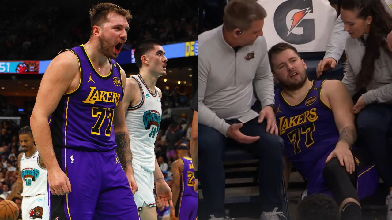“I’m Too Old for This Sh*t”: Fans Chime In as Luka Doncic Hilariously Reacts After Being Pushed to the Grizzlies Bench