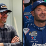 Dale Earnhardt Jr. (L) and Kyle Larson (R)