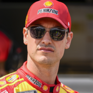 NASCAR Cup Series driver Joey Logano (22) during practice for the Cook Out 400 at Martinsville Speedway.