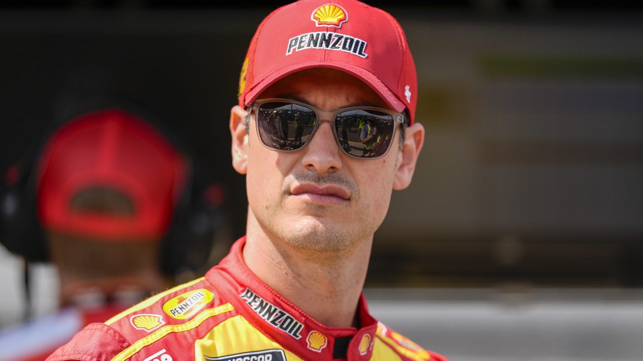 NASCAR Cup Series driver Joey Logano (22) during practice for the Cook Out 400 at Martinsville Speedway.
