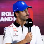 RICCIARDO Daniel (aus), Visa Cash App RB F1 Team VCARB 01, portrait press conference, PK, Pressekonferenz during the Formula 1 Rolex Belgian Grand Prix 2024, 14th round of the 2024 Formula One World Championship, WM, Weltmeisterschaft from July 26 to 28, 2024 on the Circuit de Spa-Francorchamps, in Stavelot, Belgium