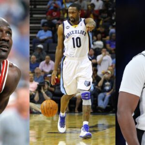 Michael Jordan(L), Gilbert Arenas(Center), and Chris Paul(R)