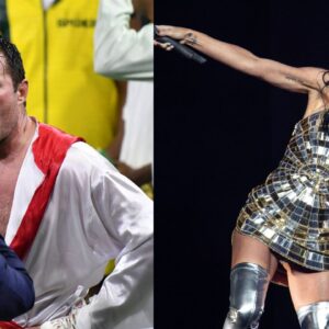 Chael Sonnen (L), Katy Perry (R)
