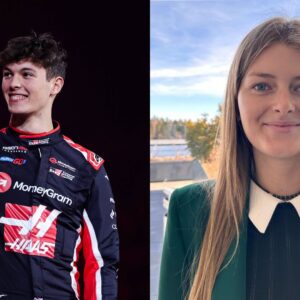 Oliver Bearman (L) and Alicia Torriani (R)