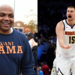 Charles Barkley(L) and Nikola Jokic(R)