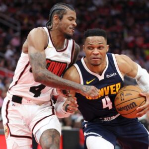 Russell Westbrook NBA: Denver Nuggets at Houston Rockets