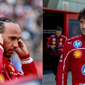 Lewis Hamilton(L), Charles Leclerc(R)