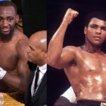 Terence Crawford (L), Muhammad Ali (R)