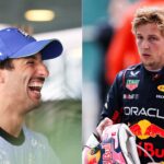 Daniel Ricciardo(L), Liam Lawson(R)